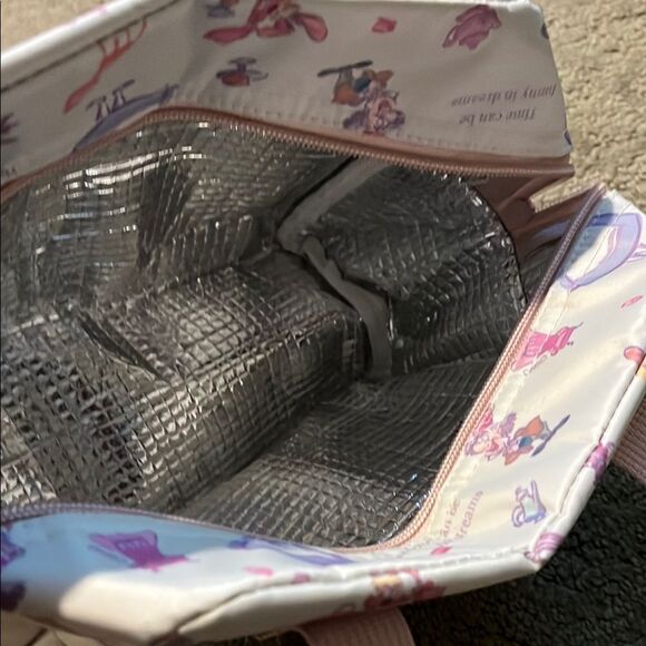 Disney Alice in Wonderland Themed Tote Bag with Pink Handles - Picture 4 of 8